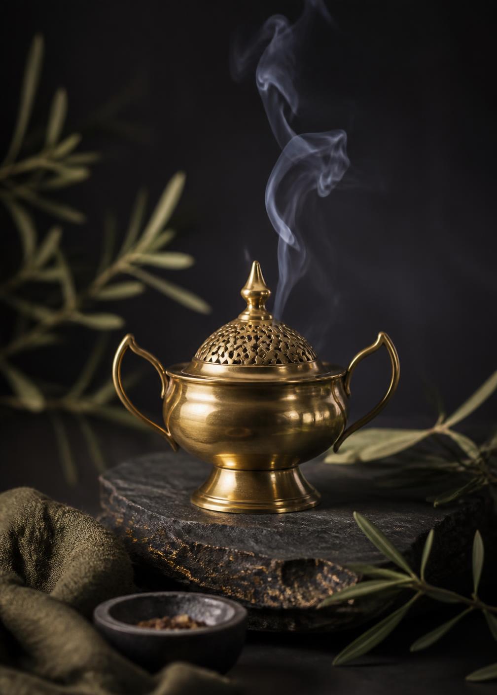 Wellness incense detail